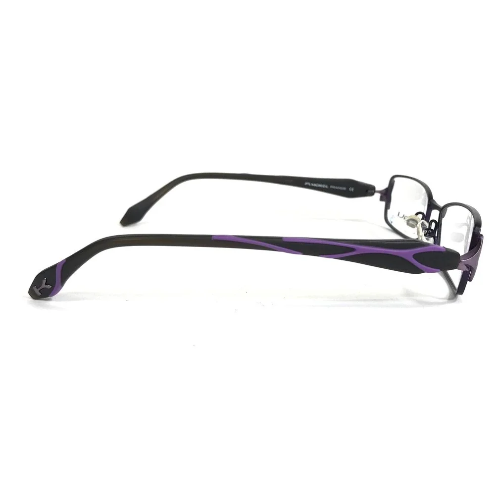 Morel Eyeglasses Frames KAOLI 6672K PP169 Black Purple Rectangular 50-16-135